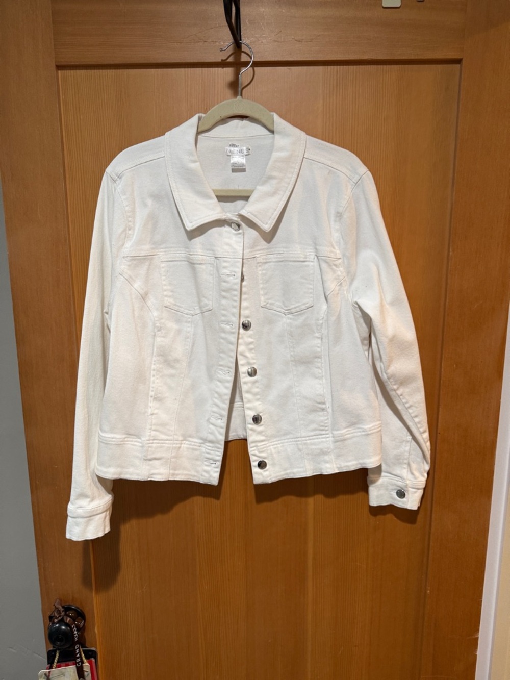 VENUS White Jean Jacket